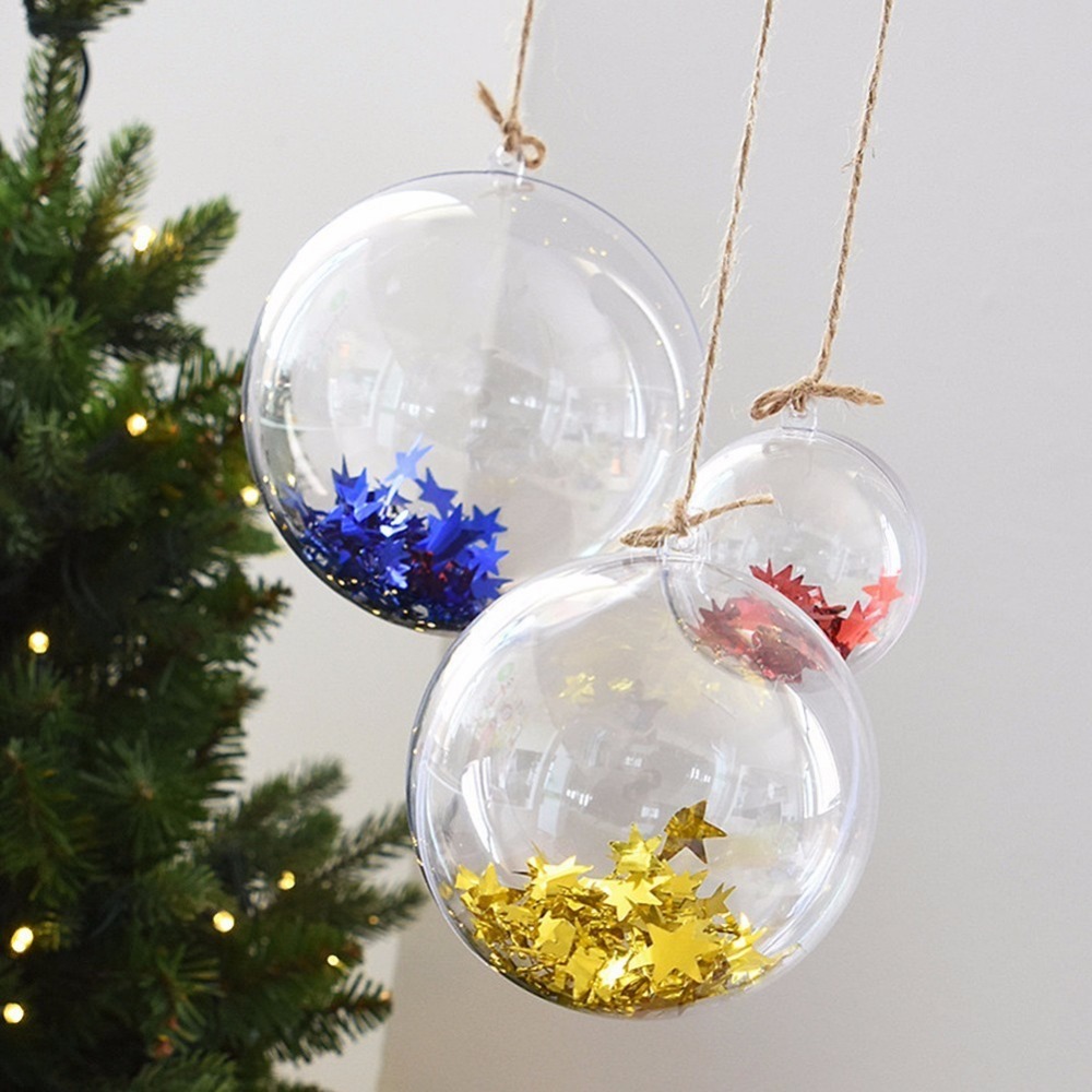 5pcs Transparent Open Plastic Clear Bauble ball Present Christmas tree Decorations Ball Gift Box christmas ornament balls
5pcs Transparent Open Plastic Clear Bauble ball Present Christmas tree Decorations Ball Gift Box christmas ornament balls