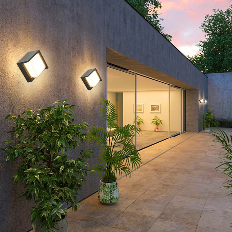 LED Outdoor wall lamp IP67 Villa courtyard gate exterior wall lamp staircase aisle corridor lamp balcony decoration wall lamps s