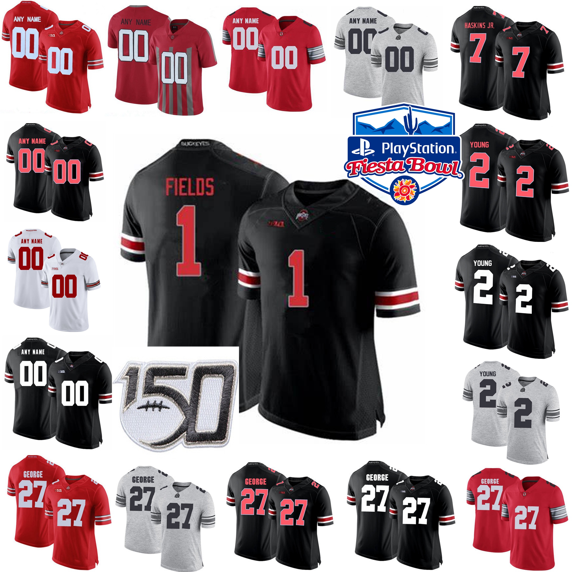 Ohio State Buckeyes College Football Jerseys Womens Nick Bosa Jersey Ronnie Hickman Fuller Mike Weber Jr. JK Dobbins 150TH Custom Stitched, Womens white with fiesta bowl
Ohio State Buckeyes College Football Jerseys Womens Nick Bosa Jersey Ronnie Hickman Fuller Mike Weber Jr. JK Dobbins 150TH Custom Stitched, Womens white with fiesta bowl