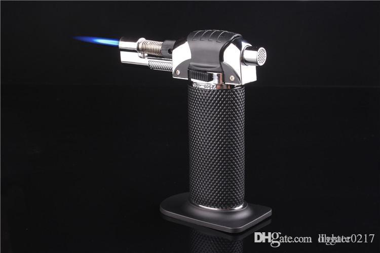 Scorch Jet Flame Kitchen Torch Metal creme brulee Windproof RefillableTorch Lighter Gas Butane W260202