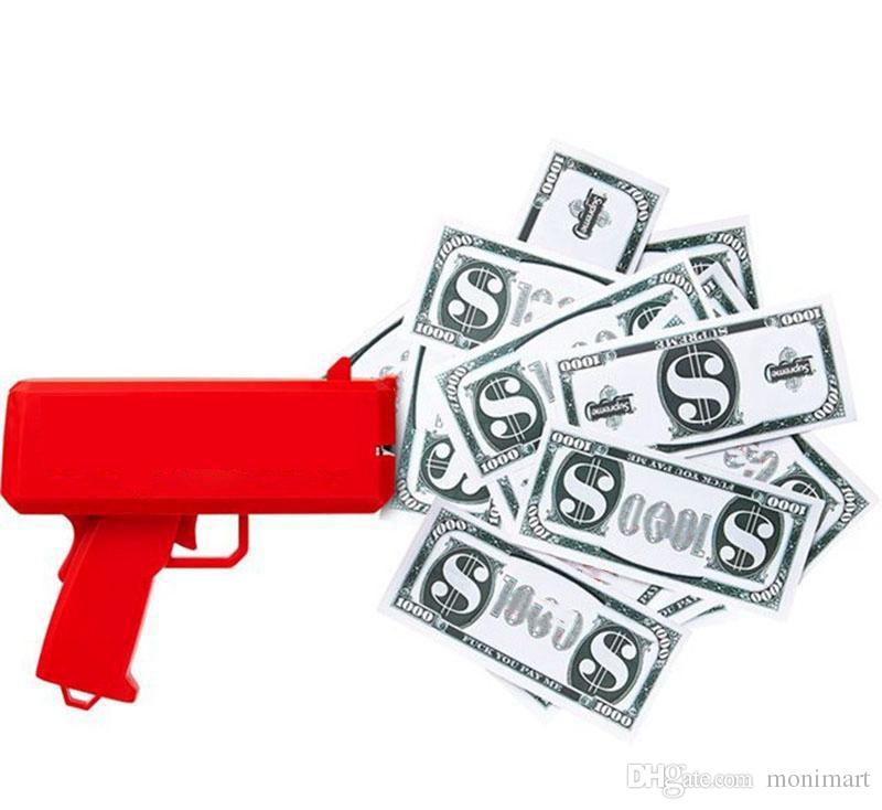 Make It Rain Money Gun Cash Cannon 100PCS Bills Fashion Party Gift Game Christmas Red Funny Pistol Toy Free Shipping
Make It Rain Money Gun Cash Cannon 100PCS Bills Fashion Party Gift Game Christmas Red Funny Pistol Toy Free Shipping