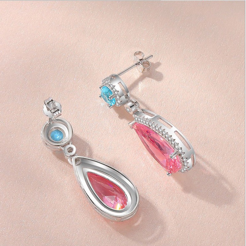 Wholesale-pink drop earrings luxury designer jewelry silver plated temperament long ladies earrings with box Valentine's Day gift
Wholesale-pink drop earrings luxury designer jewelry silver plated temperament long ladies earrings with box Valentine's Day gift