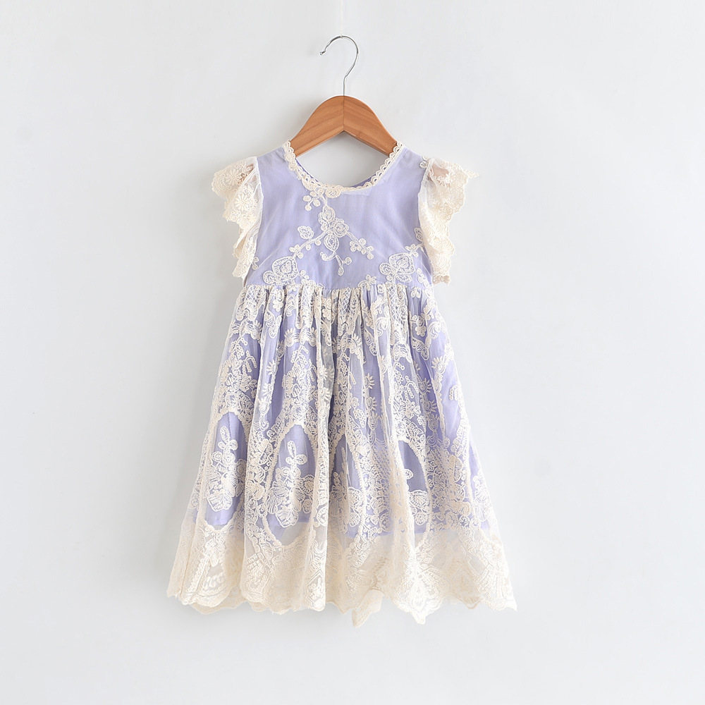 INS hot selling summer girl kids Lace Embroidery kids O-neck Short sleeve elegant dress, As picture
INS hot selling summer girl kids Lace Embroidery kids O-neck Short sleeve elegant dress, As picture