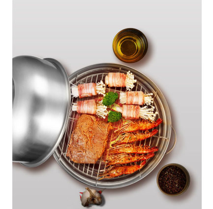 Korean Smokeless barbecue stove stainless barbecue grill outdoor BBQ charcoal Grill 300 degrees Portable Blower
Korean Smokeless barbecue stove stainless barbecue grill outdoor BBQ charcoal Grill 300 degrees Portable Blower