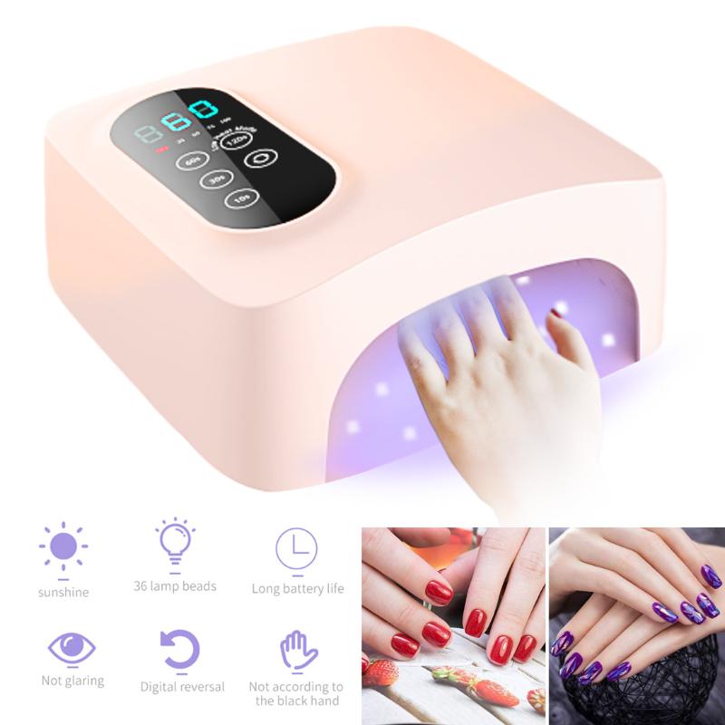 High-end Nail professional New wireless rechargeable nail lamp USB UV LED Lamp Gel Polish Dryer Light Curing Faster
High-end Nail professional New wireless rechargeable nail lamp USB UV LED Lamp Gel Polish Dryer Light Curing Faster