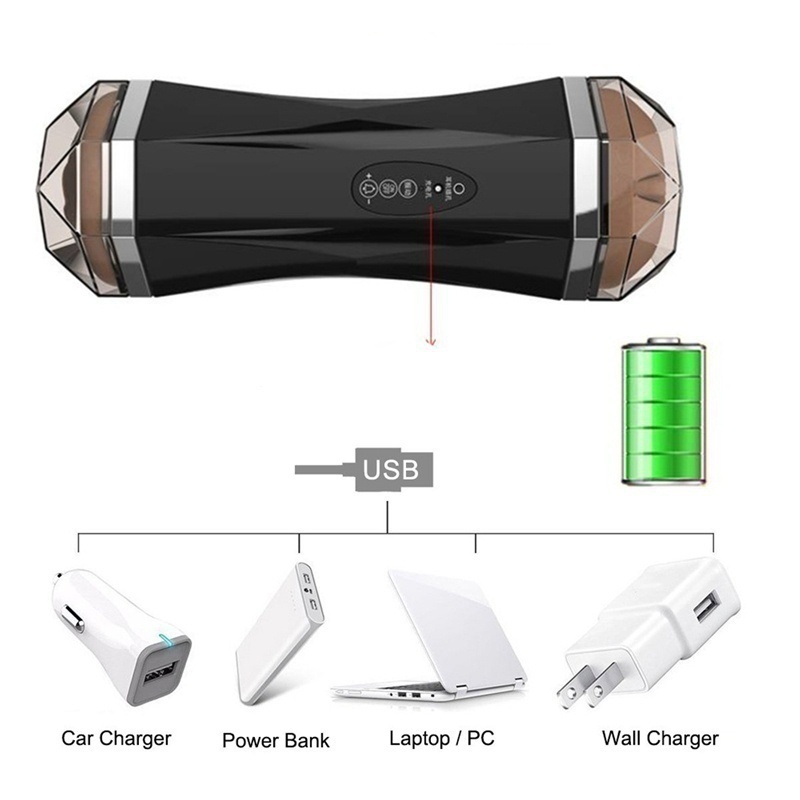 Meselo Two Channel Automatic Masturbator For Man Blowjob Realistic Vagina Sex Machine Male Masturbator Adult Sex Toys For Men Y190124