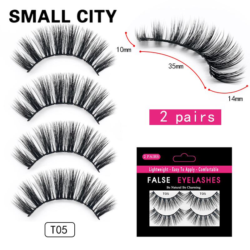 2 pairs 3D Natural Long Thick False Eyelashes Handmade Faux Mink Eyelashes Dramatic Lashes Makeup Extension 2020
2 pairs 3D Natural Long Thick False Eyelashes Handmade Faux Mink Eyelashes Dramatic Lashes Makeup Extension 2020