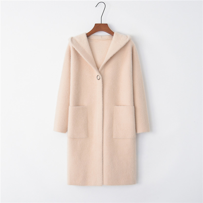 2019 Fake Mink Villus Clothes Loose Coat Long Overcoat Thickening Hooded Jacket Woman, Black
2019 Fake Mink Villus Clothes Loose Coat Long Overcoat Thickening Hooded Jacket Woman, Black