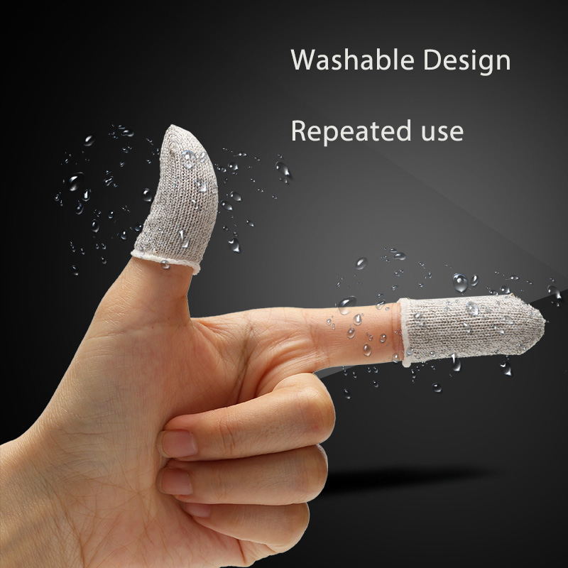 Sweatproof Breathable Mobile Touch Screen Finger Cots Sensitive Game Controller Accessories For IPhone Samsung
