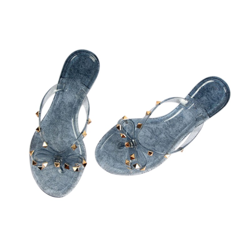 Hot 2019 Fashion Woman Flip Flops Summer Shoes Cool Beach Rivets big bow flat sandals Brand jelly shoes sandals girls size 36-41, Gold transparent
Hot 2019 Fashion Woman Flip Flops Summer Shoes Cool Beach Rivets big bow flat sandals Brand jelly shoes sandals girls size 36-41, Gold transparent