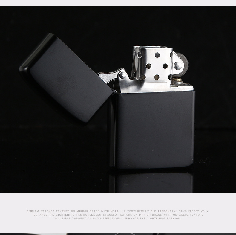 New Arrival Fire Retro Lighter Metal Black Frosted Windproof Torch Metal Cigarette Lighter Smoking Fuel Lighters Cigarette Case
New Arrival Fire Retro Lighter Metal Black Frosted Windproof Torch Metal Cigarette Lighter Smoking Fuel Lighters Cigarette Case