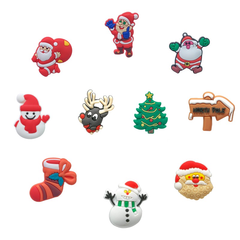 10pcs/set lovely christmas series PVC Shoe Charms Accessories Fit for Shoes Bracelets Bands Croc JIBZ Shoe Buckle Ormaments
10pcs/set lovely christmas series PVC Shoe Charms Accessories Fit for Shoes Bracelets Bands Croc JIBZ Shoe Buckle Ormaments