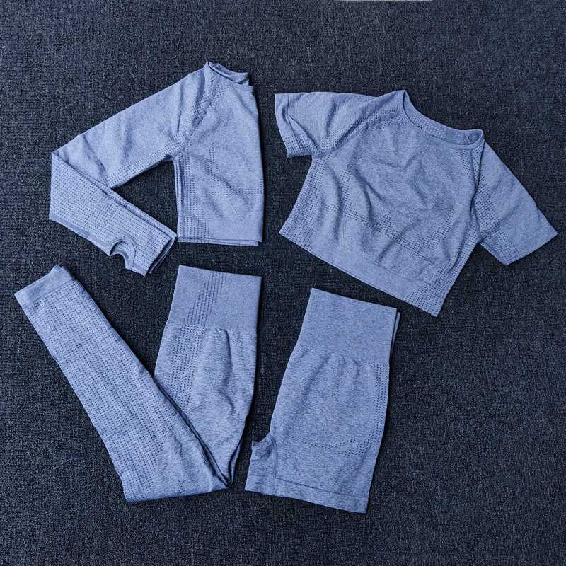 4Pcs Yoga Set Sports Wear For Women Gym Clothing Sports Suit Fitness Long Sleeve Crop Top High Waist Leggings Suits, Black
4Pcs Yoga Set Sports Wear For Women Gym Clothing Sports Suit Fitness Long Sleeve Crop Top High Waist Leggings Suits, Black