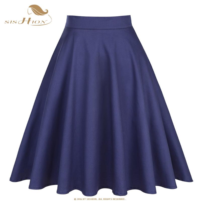 SISHION Cotton High Waist Elegant Sexy School Girls Swing Skirts Womens Ladies A-Line Party Casual Navy Blue Vintage Skirt, Solid navy blue
SISHION Cotton High Waist Elegant Sexy School Girls Swing Skirts Womens Ladies A-Line Party Casual Navy Blue Vintage Skirt, Solid navy blue
