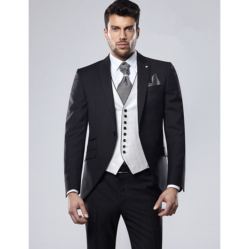 High Quality Slim Fit Black Blazer Masculino Slim Fit Men Wedding Suits For Men 3 Pieces (Jacket+Pants+Vest) Costume Homme, Army green
High Quality Slim Fit Black Blazer Masculino Slim Fit Men Wedding Suits For Men 3 Pieces (Jacket+Pants+Vest) Costume Homme, Army green