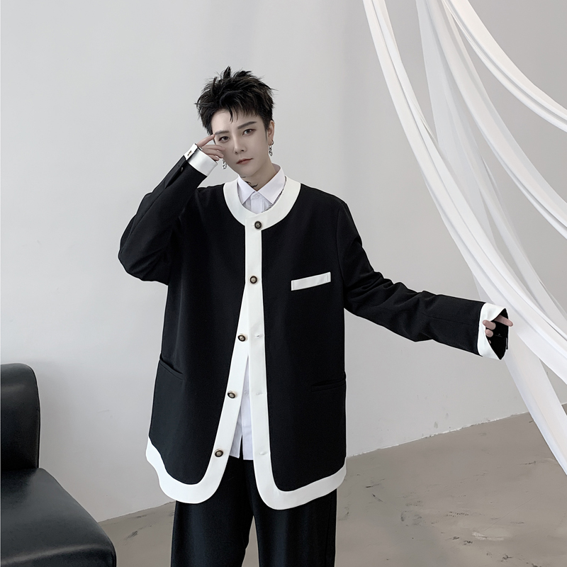 2020 New Men Vintage Fashion Casual Loose Suit Jacket Overcoat Male Black White Blazer Coat Outerwear Spring Autumn
2020 New Men Vintage Fashion Casual Loose Suit Jacket Overcoat Male Black White Blazer Coat Outerwear Spring Autumn