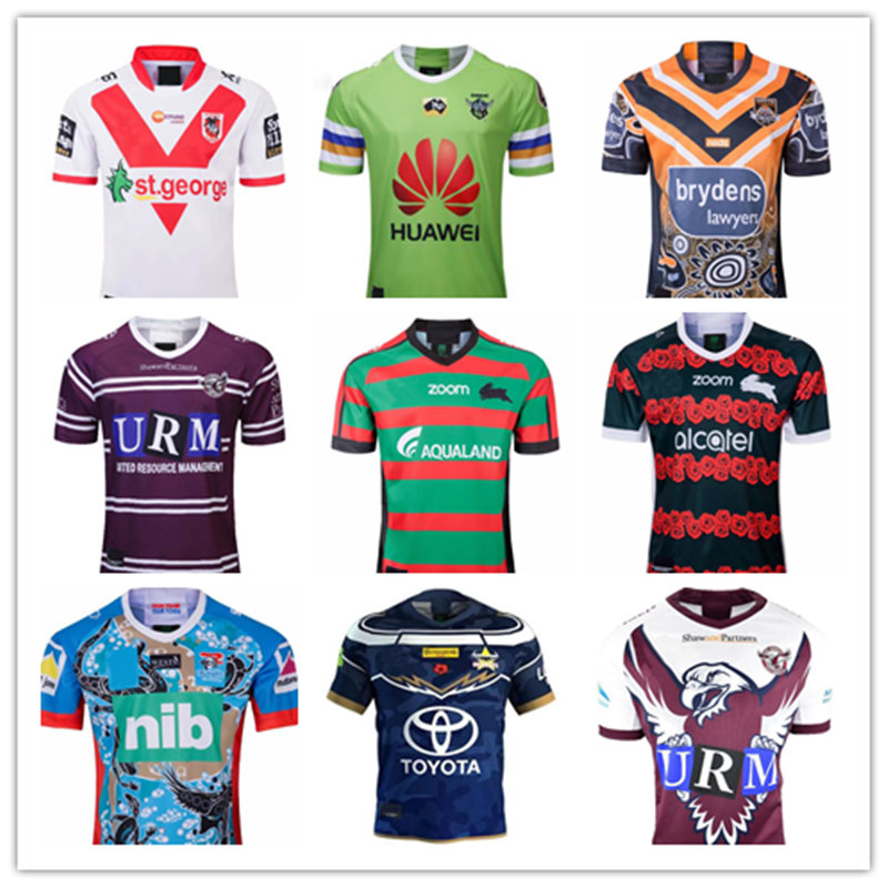 2019 Canberra St George Illawarra rugby jersey Cowboys Manly Warringah Sea Eagles Knights South Sydney Rabbitohs Wests Tigers rugby jersey от DHgate WW