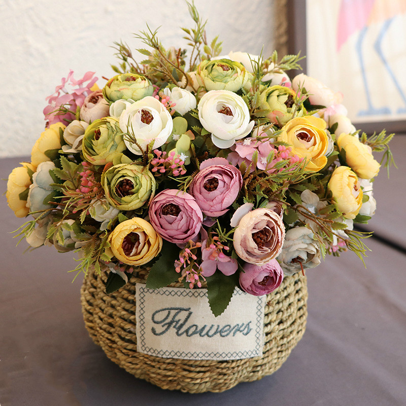 Simulation roses bride holding flowers roses fake flowers living room decoration wedding floral decoration, Rosa claro
Simulation roses bride holding flowers roses fake flowers living room decoration wedding floral decoration, Rosa claro