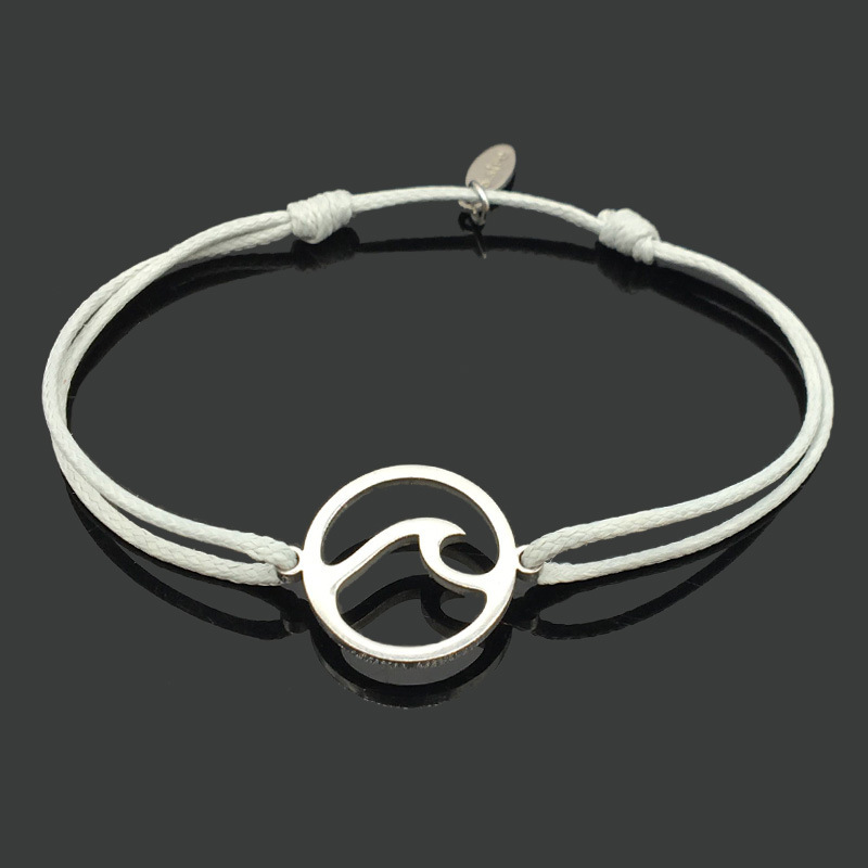 Sea Wave Pendeloque Cut Stainless Steel Can Adjust Rope Bracelet Stainless Steel Pendeloque Cut Bracelet
Sea Wave Pendeloque Cut Stainless Steel Can Adjust Rope Bracelet Stainless Steel Pendeloque Cut Bracelet