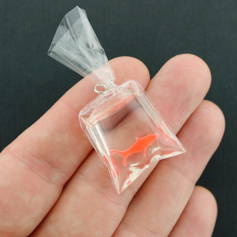New Arrivals 10pcs/ Goldfish Charm Resin Orange red Fish in a Bag charm pendant for earring necklace diy jewelry making
New Arrivals 10pcs/ Goldfish Charm Resin Orange red Fish in a Bag charm pendant for earring necklace diy jewelry making