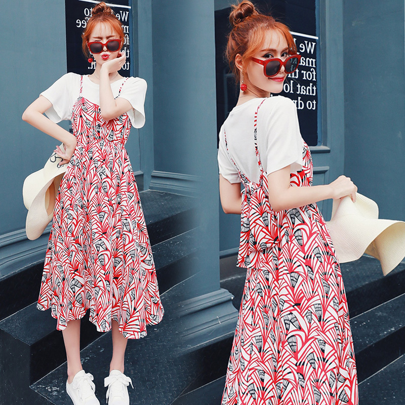 9280# T shirt + Dress Maternity Dress Floral Loose Stylish Short Sleeves for Pregnant Women Mom, Red
9280# T shirt + Dress Maternity Dress Floral Loose Stylish Short Sleeves for Pregnant Women Mom, Red