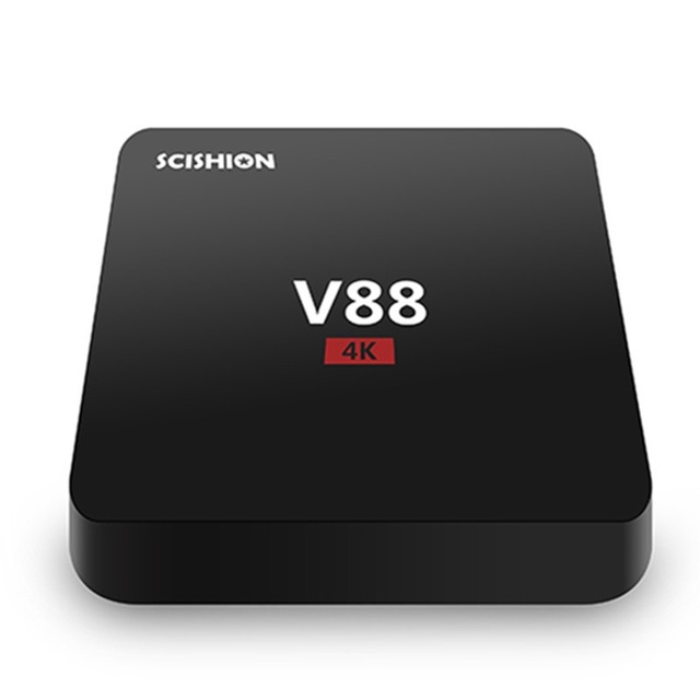 Quad core RK3229 Android 7.1 V88 4K Boxes Android OTT TV Box Media Player support Wifi 1G 8G