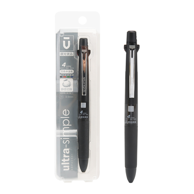 M&G U Series Press Ballpoint Pen Multicolor ABPH3501 Four-color Ballpoint Pen 0.5mm 1PCS
M&G U Series Press Ballpoint Pen Multicolor ABPH3501 Four-color Ballpoint Pen 0.5mm 1PCS