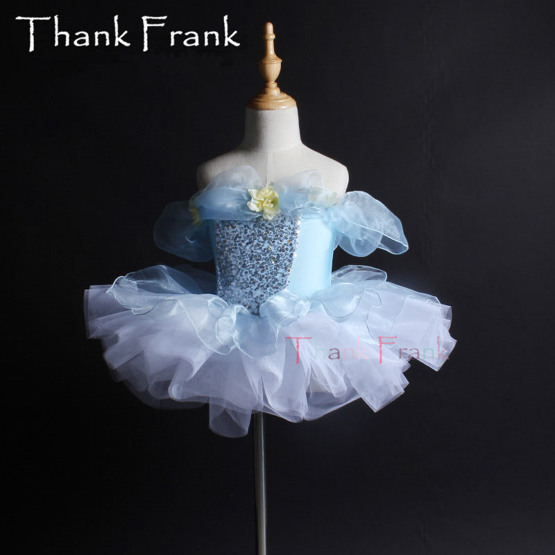 Girls Flower Ballet Tutu Dress Kids Sequin Ballerina Costume Adult Romantic Princess Neckline Ballet Dance Dresses Costumes C204, Blue
Girls Flower Ballet Tutu Dress Kids Sequin Ballerina Costume Adult Romantic Princess Neckline Ballet Dance Dresses Costumes C204, Blue