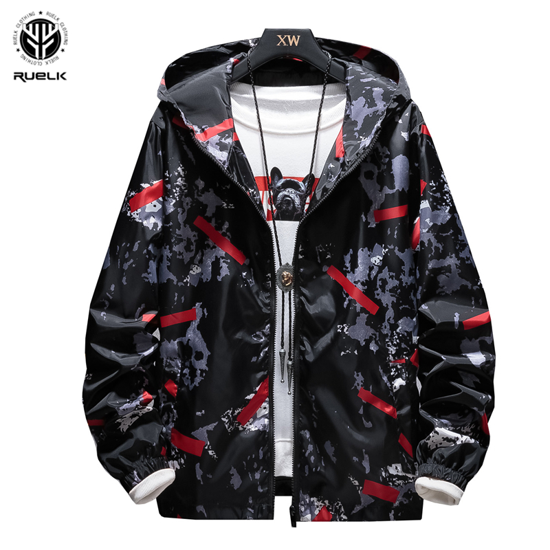 RUELK Tide Jacket 2020 Spring And Autumn New Men Loose Hooded Traditional Camouflage Striped Printed Long-Sleeved -5XL, Blue
RUELK Tide Jacket 2020 Spring And Autumn New Men Loose Hooded Traditional Camouflage Striped Printed Long-Sleeved -5XL, Blue