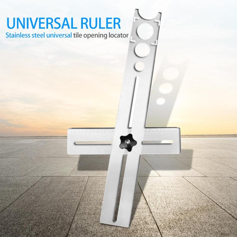 Hole Opener Tile Hole Locator Portable Adjustable Position Ruler Building Tool Multifunction Decoration Hand Tool Sets 
Hole Opener Tile Hole Locator Portable Adjustable Position Ruler Building Tool Multifunction Decoration Hand Tool Sets