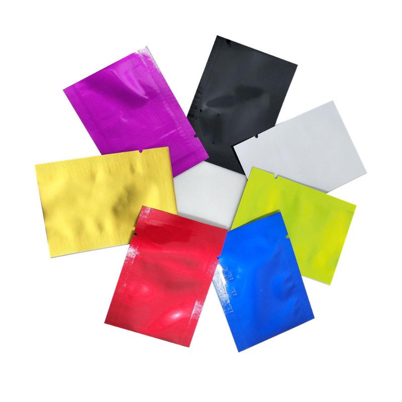 Open Top Pure Aluminum Foil Package Bag Heat Sealing Mylar Snack Candies Packing Bags Tear Notch Smell Proof Pocket Pouches 
Open Top Pure Aluminum Foil Package Bag Heat Sealing Mylar Snack Candies Packing Bags Tear Notch Smell Proof Pocket Pouches