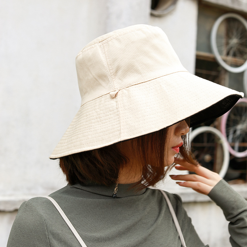 Fisherman hat Lady Spring summer sunshade double-sided pure color cloth cap foldable sun hat large along 7 color can choose, Purple black
Fisherman hat Lady Spring summer sunshade double-sided pure color cloth cap foldable sun hat large along 7 color can choose, Purple black