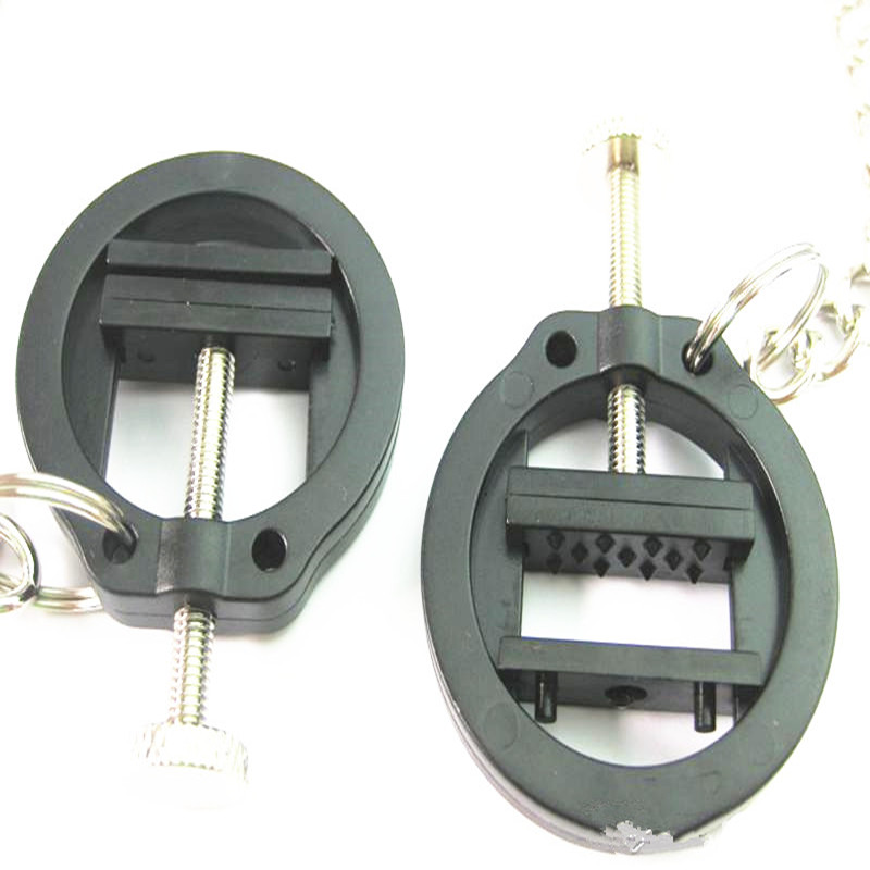 Pinces à mamelon BDSM pinces de Bondage Torture des mésanges avec chaîne retenue de jeu de fête jouets sexuels pour femmes soutien noir livraison
