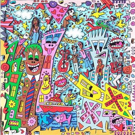 James Rizzi - BRONX BEAT Home Decor Handpainted Oil Painting On Canvas Wall Art Canvas Pictures 191220
James Rizzi - BRONX BEAT Home Decor Handpainted Oil Painting On Canvas Wall Art Canvas Pictures 191220