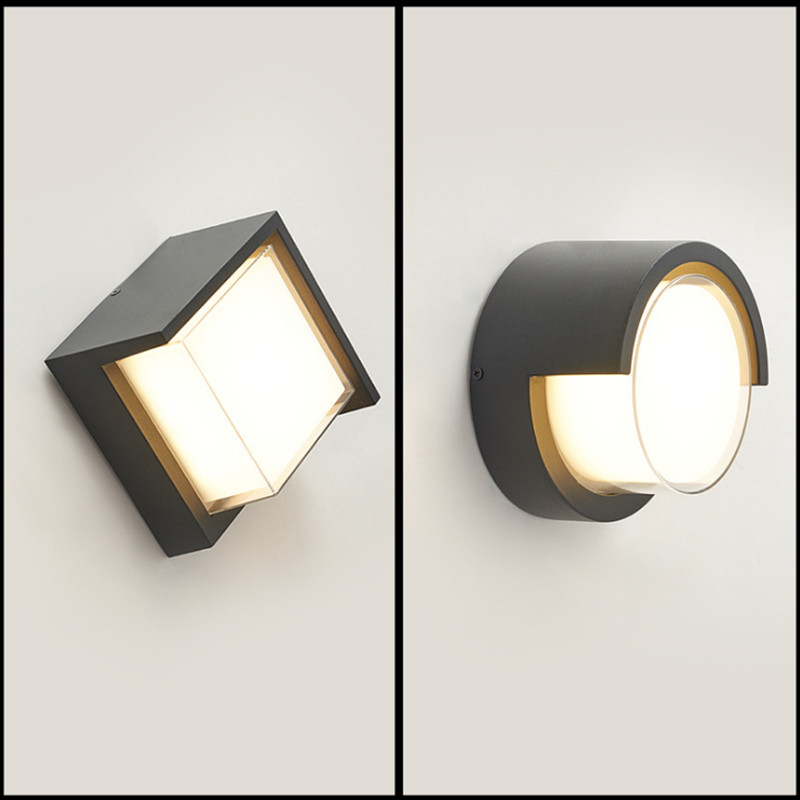 LED Outdoor wall lamp IP67 Villa courtyard gate exterior wall lamp staircase aisle corridor lamp balcony decoration wall lamps s