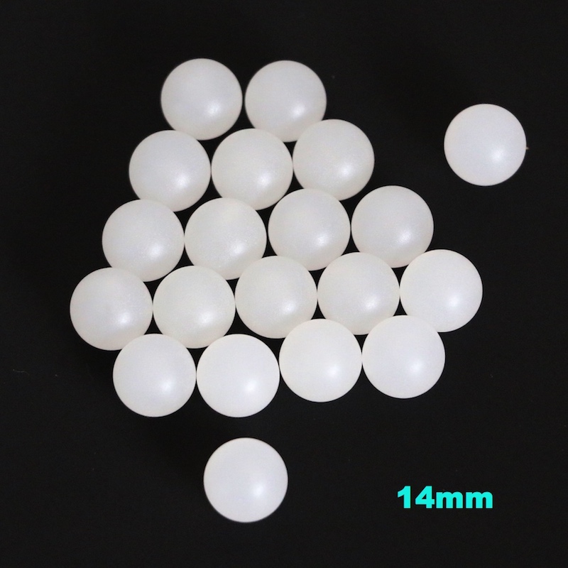 14mm Polypropylene ( PP ) Sphere Solid Plastic Balls for Ball Valves and Low Load Bearings, Flotage Valves and Fluid Level Indicator
14mm Polypropylene ( PP ) Sphere Solid Plastic Balls for Ball Valves and Low Load Bearings, Flotage Valves and Fluid Level Indicator