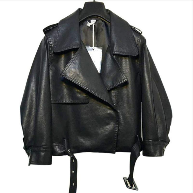 Vintacy Autumn 2020 New Punk PU Jackets Street Wear 5 colors Short Leather Jackets Women Casual Loose Outwears Gothic Style Top, Beige
Vintacy Autumn 2020 New Punk PU Jackets Street Wear 5 colors Short Leather Jackets Women Casual Loose Outwears Gothic Style Top, Beige