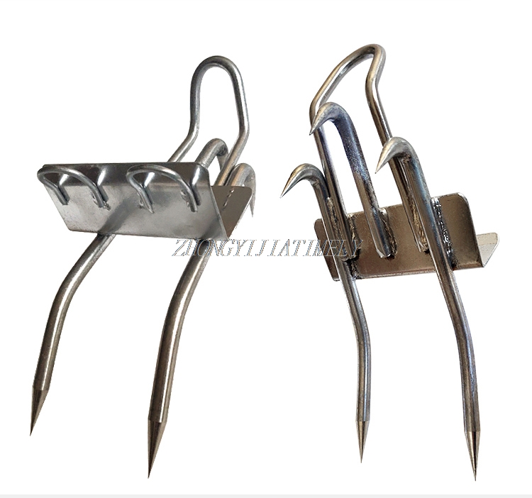 Stainless steel tree climbing tool, five-claw tree climbing cat claw, non-slip universal equipment
Stainless steel tree climbing tool, five-claw tree climbing cat claw, non-slip universal equipment
