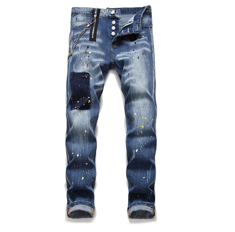 Unique Mens Badge Blue Slim Fit Jeans Fashion Skinny Washed Motocycle Denim Pants Panelled Hip Hop Biker Trousers 10059, 1062
Unique Mens Badge Blue Slim Fit Jeans Fashion Skinny Washed Motocycle Denim Pants Panelled Hip Hop Biker Trousers 10059, 1062