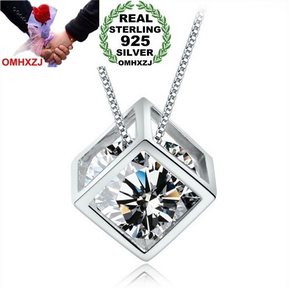 OMHXZJ Wholesale geometric woman magic cube Fashion kpop zircon 925 sterling silver NO Chain Necklace pendant Charms PE05
OMHXZJ Wholesale geometric woman magic cube Fashion kpop zircon 925 sterling silver NO Chain Necklace pendant Charms PE05