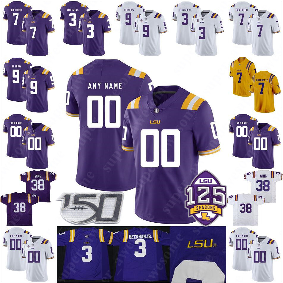 CUSTOM LSU Tigers Football Jersey La'el Collins Jim Taylor Tommy Casanova Josh Reed Rueben Randle Barkevious Mingo Matt Flynn Brad Wing, Youth purple
CUSTOM LSU Tigers Football Jersey La'el Collins Jim Taylor Tommy Casanova Josh Reed Rueben Randle Barkevious Mingo Matt Flynn Brad Wing, Youth purple