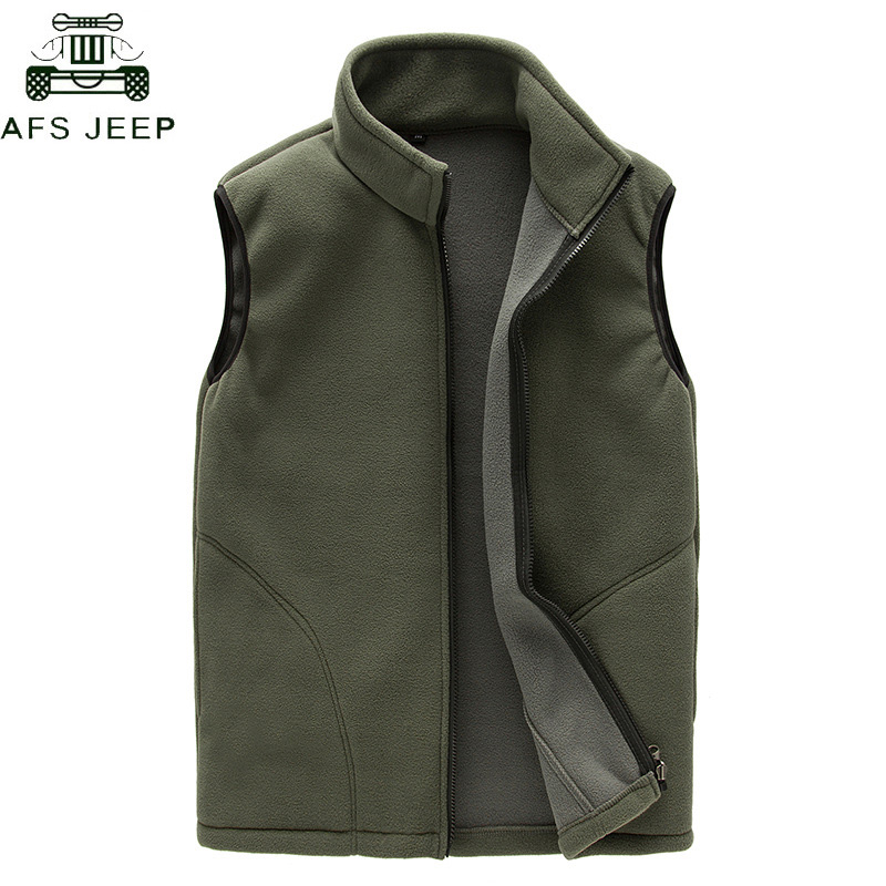 Brand 2019 Casual Vest Men Winter Warm Thick Sleeveless Jacket Army Mens Waistcoat Polar Fleece Vests chaleco hombre, Black
Brand 2019 Casual Vest Men Winter Warm Thick Sleeveless Jacket Army Mens Waistcoat Polar Fleece Vests chaleco hombre, Black