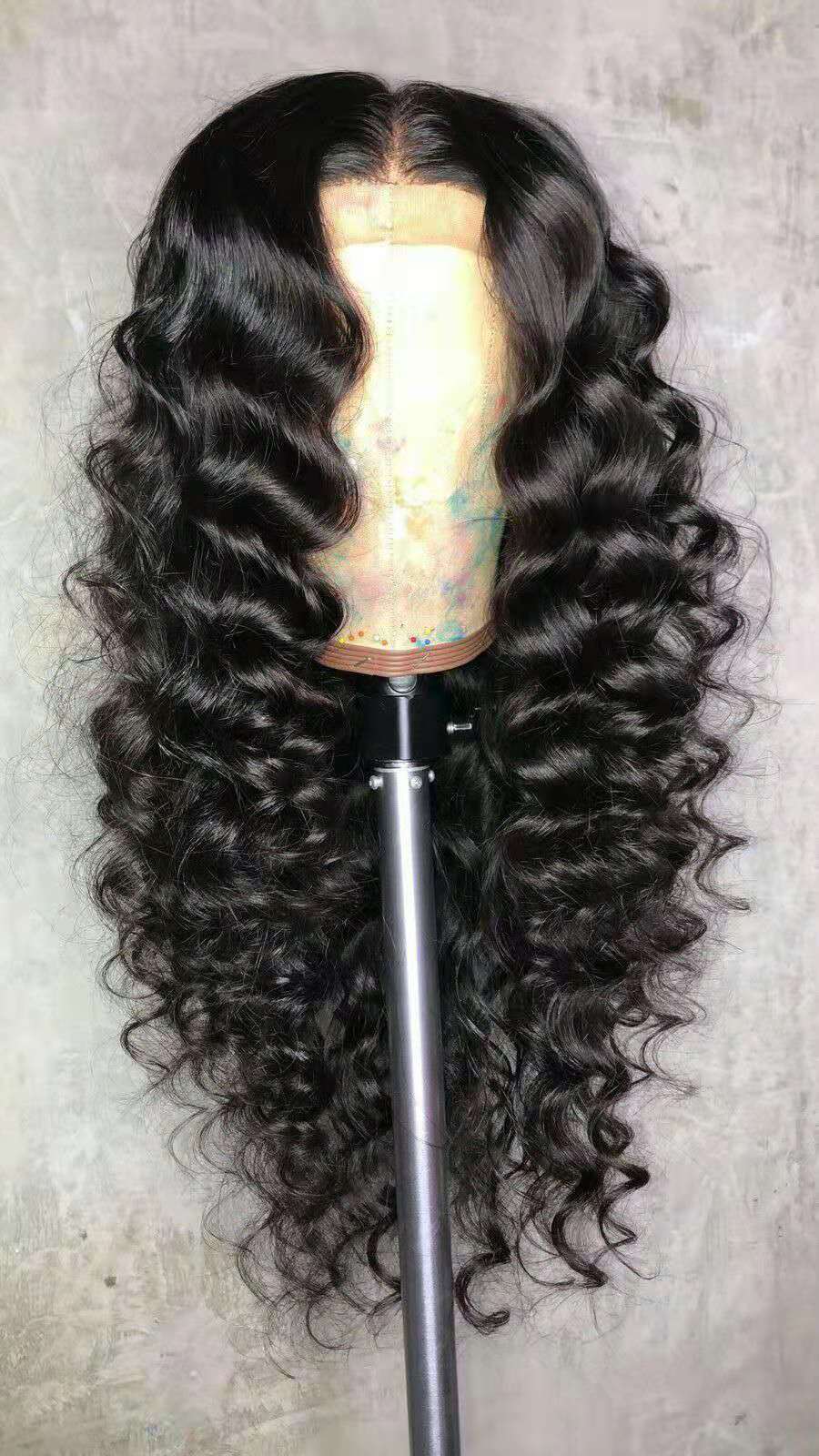 360 lace frontal wig Brazilian Human Hair 150% Density front for for Black Women Pre Plucked Natural Hairline transparent hd loose wave curly dyeable