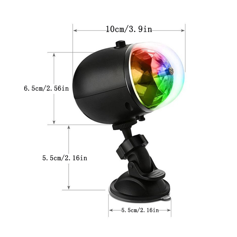 Portable Laser Stage Lights RGB Disco Ball Party Lights Mini DJ Laser for Christmas Party Home Wedding Club Projector