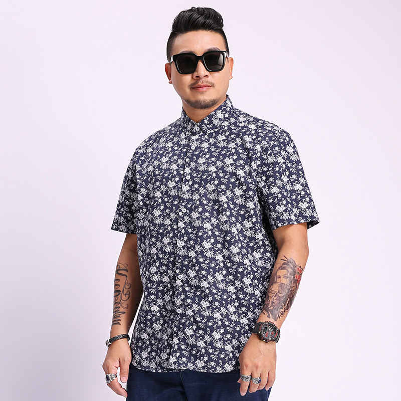New Fashion Summer Super Large Men Short Sleeved Loose Casual Shirts Print Single Breasted Plus Size 2XL 3XL 5XL 6XL 7XL 8XL, Blue
New Fashion Summer Super Large Men Short Sleeved Loose Casual Shirts Print Single Breasted Plus Size 2XL 3XL 5XL 6XL 7XL 8XL, Blue