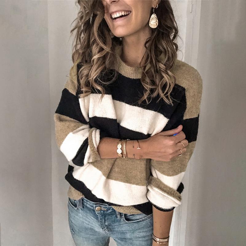 Contrast Color Fall Long Sleeve Women Sweater Knitted O-Neck High Elastic 2020 Winter Fashion Sweater Women Pullovers, Yellow
Contrast Color Fall Long Sleeve Women Sweater Knitted O-Neck High Elastic 2020 Winter Fashion Sweater Women Pullovers, Yellow
