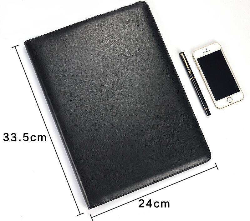 Leather Business Padfolio Multifunction with Money/Bill Cases Notebook with Clipboard Memo Pad Office Organizer Folios
Leather Business Padfolio Multifunction with Money/Bill Cases Notebook with Clipboard Memo Pad Office Organizer Folios
