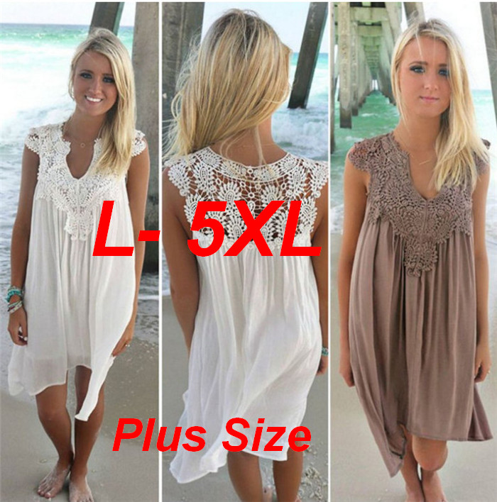 Lace Beach V-neck Bikini Cover Ups Plus Size Women Swimsuit Beach Cover up for Beach Fishnet Stitching Chiffon Skirt Flower ouc035, White
Lace Beach V-neck Bikini Cover Ups Plus Size Women Swimsuit Beach Cover up for Beach Fishnet Stitching Chiffon Skirt Flower ouc035, White