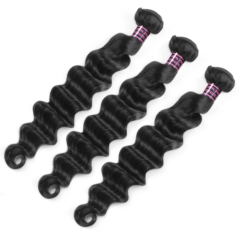 Ishow Spring Big Sales Promotion Brazilian Peruvian Human Hair Bundles Loose Deep Buy 3 Pcs Get A Free Closure