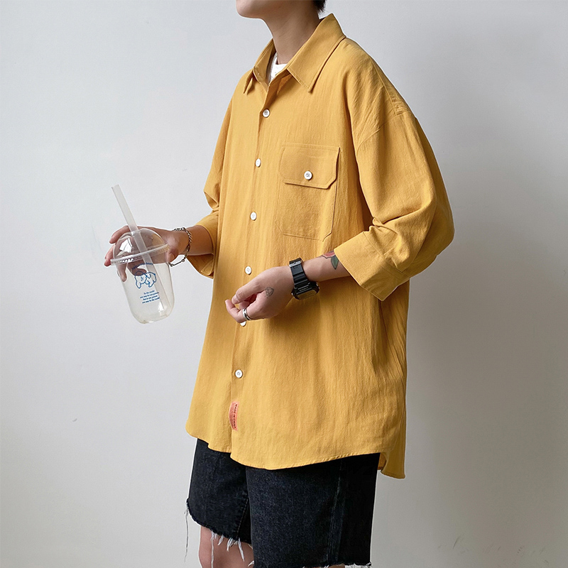 Daily Retro high quality New fashion New Spring Men's Casual Blouse Mens Summer Thin Solid Color Shirts Long Sleeve Linen Pullov, White
Daily Retro high quality New fashion New Spring Men's Casual Blouse Mens Summer Thin Solid Color Shirts Long Sleeve Linen Pullov, White